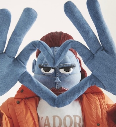hipster puppet